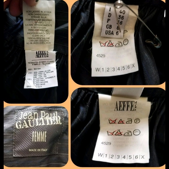 👽SOLD 🌠  Jean Paul Gaultier Ticking StripE Skirt - Picture 8 of 8